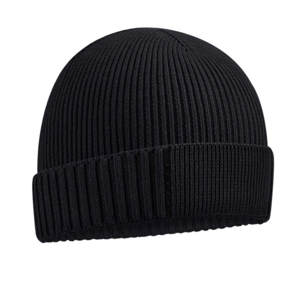 Beechfield Organic Cotton Engineered Patch Beanie Thumbnail