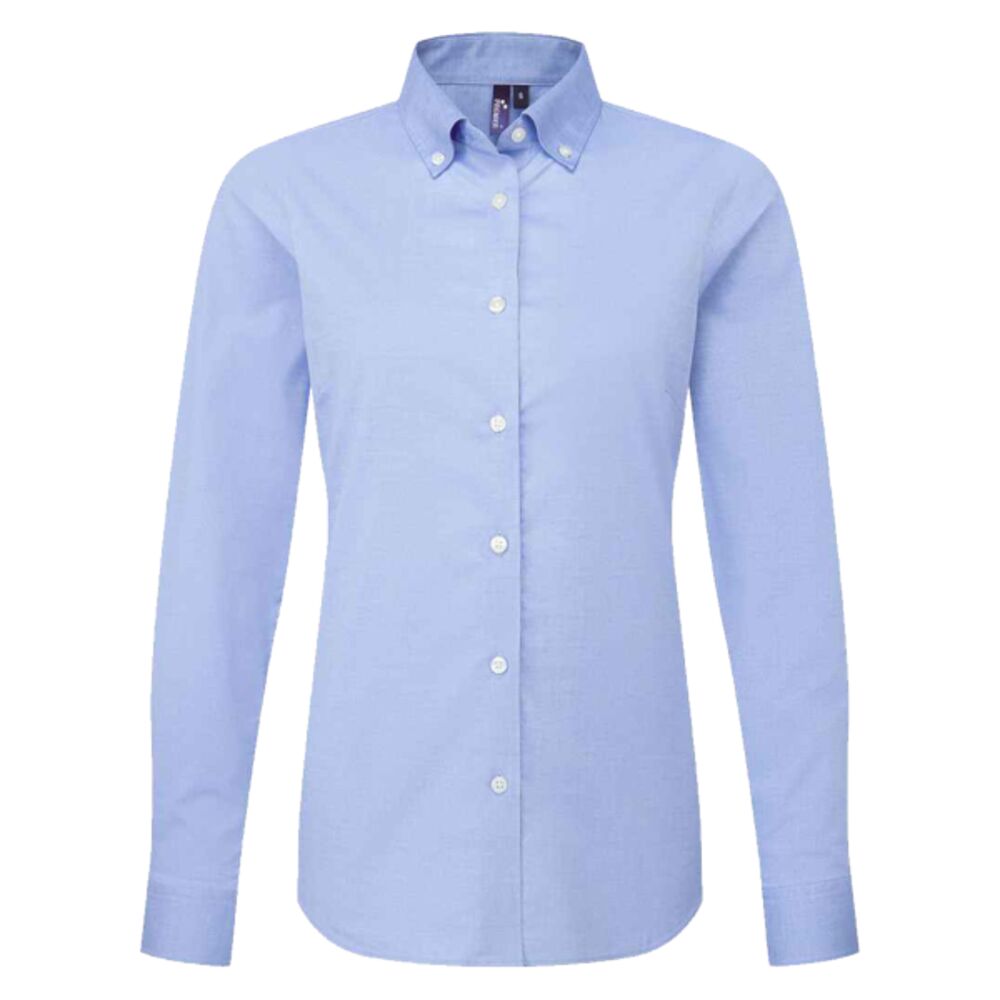 Premier Ladies Supreme Long Sleeve Oxford Shirt Thumbnail