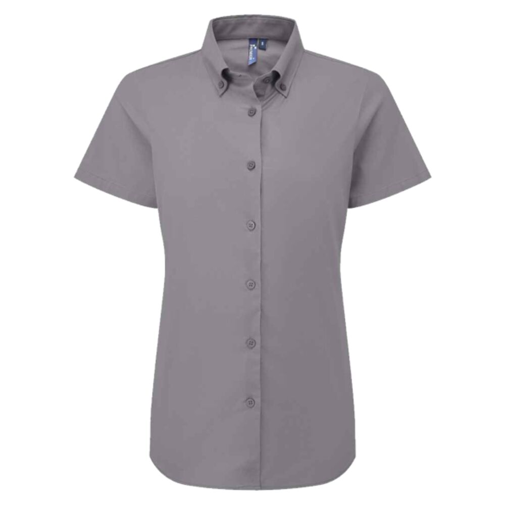 Premier Ladies Supreme Short Sleeve Oxford Shirt Thumbnail