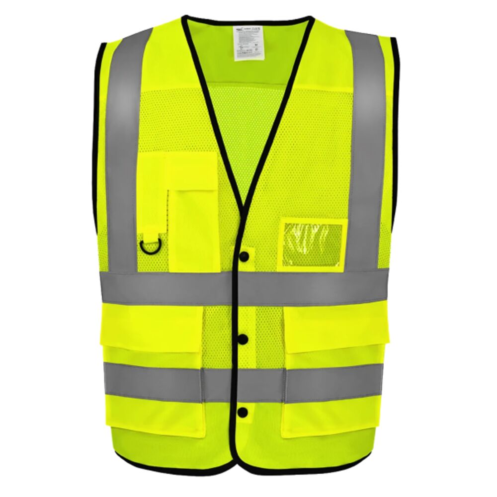 Yoko Superior Eco Mesh Button Waistcoat Thumbnail