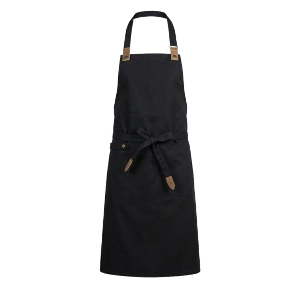 Le Chef Canvas Apron with Leather Tabs Thumbnail