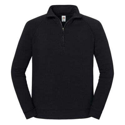 Fruit of the Loom Iconic Premium Zip Neck Sweatshirt Thumbnail