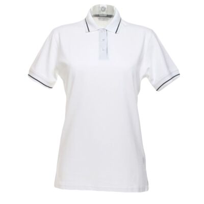 Kustom Kit Ladies St Mellion Tipped Cotton Piqué Polo Shirt Thumbnail