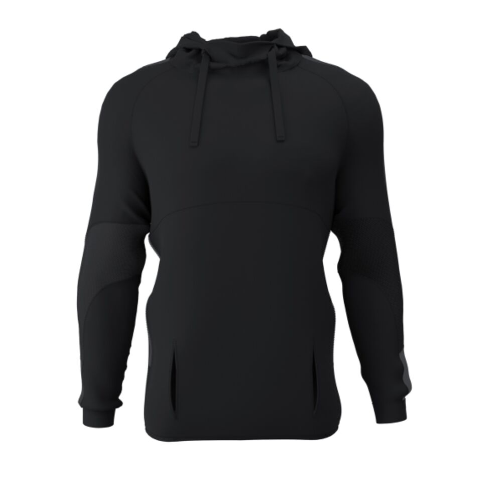 EDGE PRO TECH POLY HOODIE BLK/BLK Thumbnail