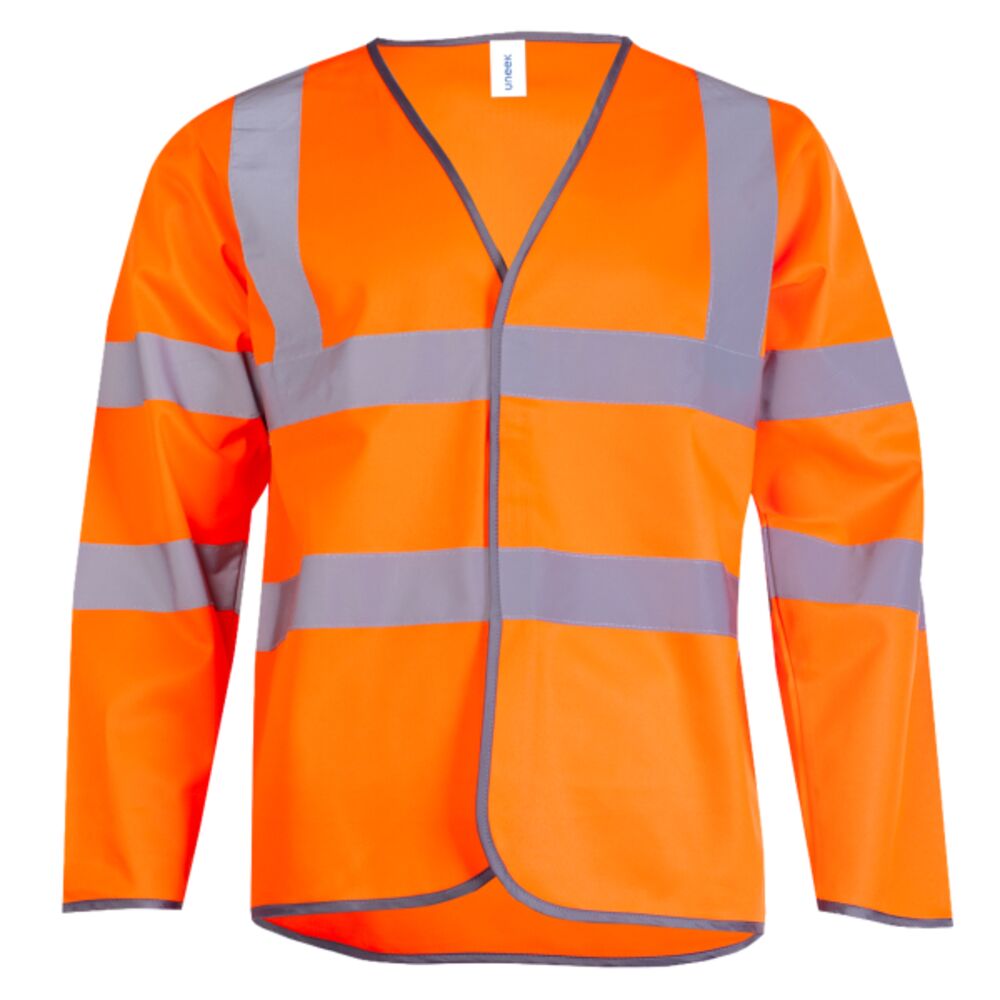 Long Sleeve Hi Vis Safety Waistcoat Thumbnail